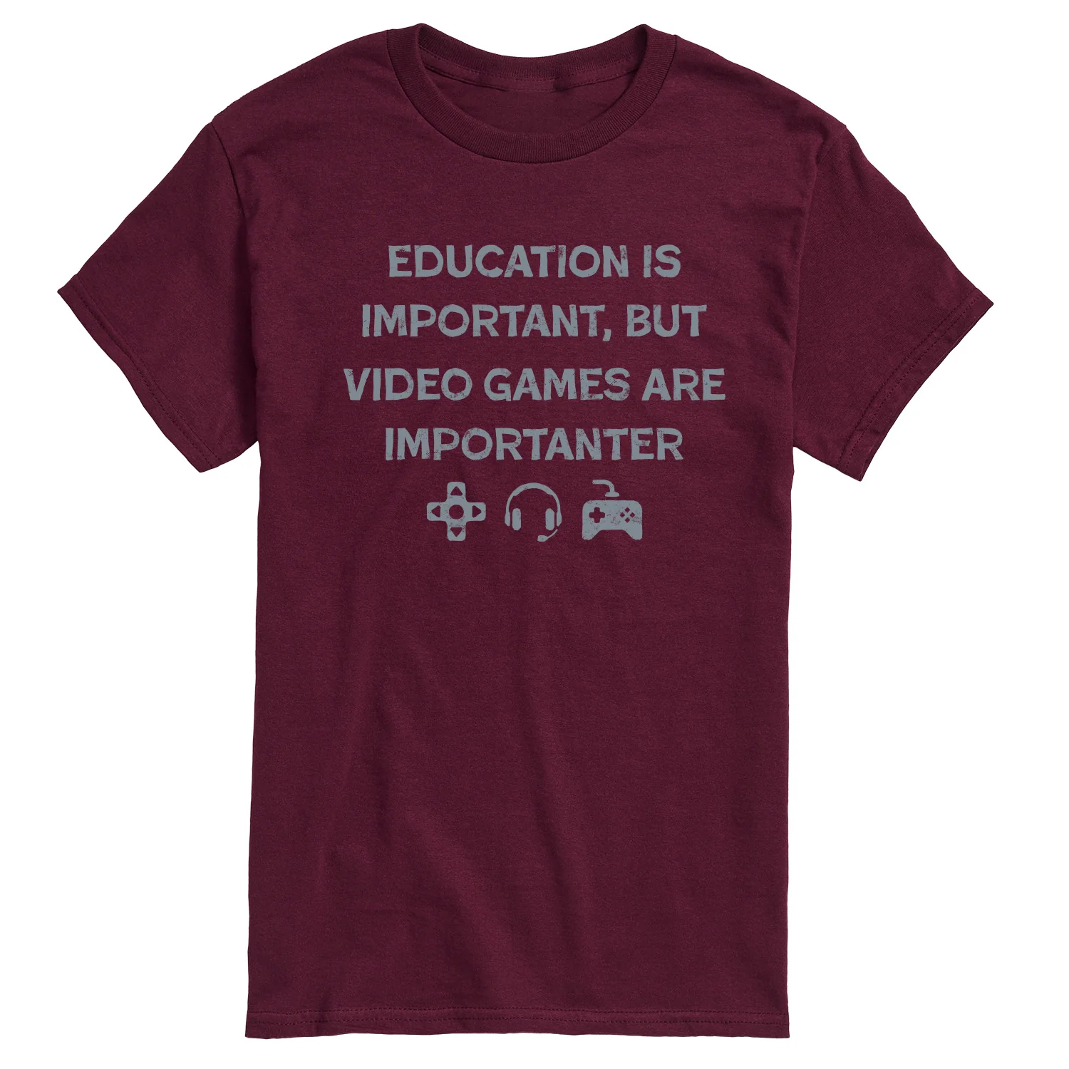 Instant Message - Video Games Are Importanter - Men's Short Sleeve Graphic T-Shirt - Image 3