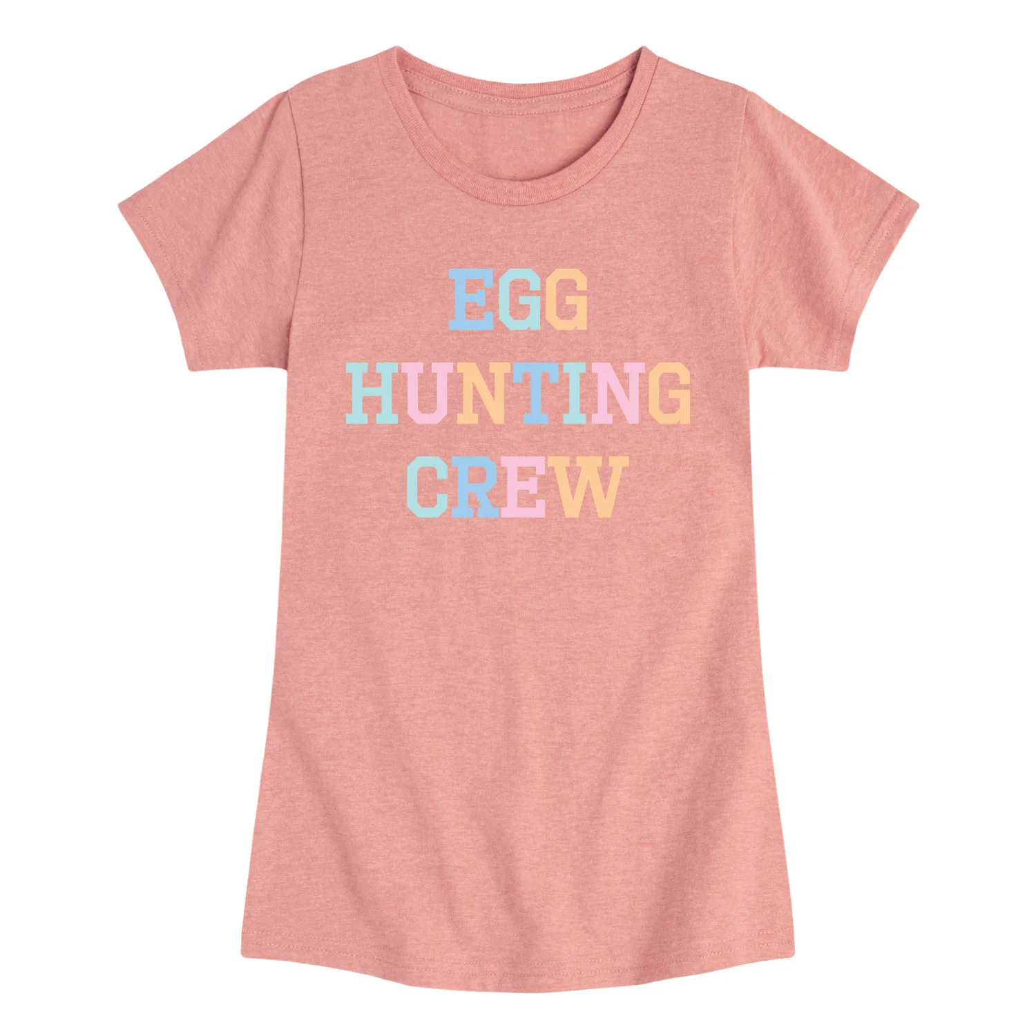 Instant Message - Egg Hunting Crew - Youth Girls Fitted Short Sleeve T-Shirt - Image 2