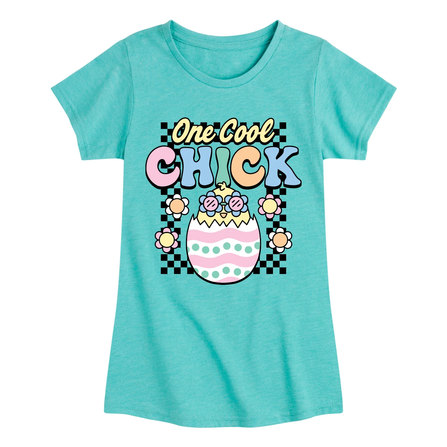 Instant Message - One Cool Chick - Youth Girls Fitted Short Sleeve T-Shirt - Image 5