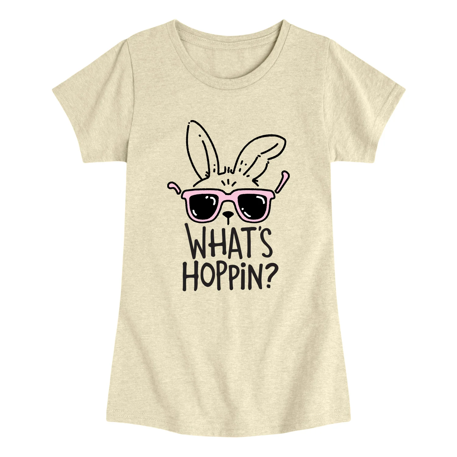 Instant Message - What's Hoppin - Youth Girls Fitted Short Sleeve T-Shirt - Image 2