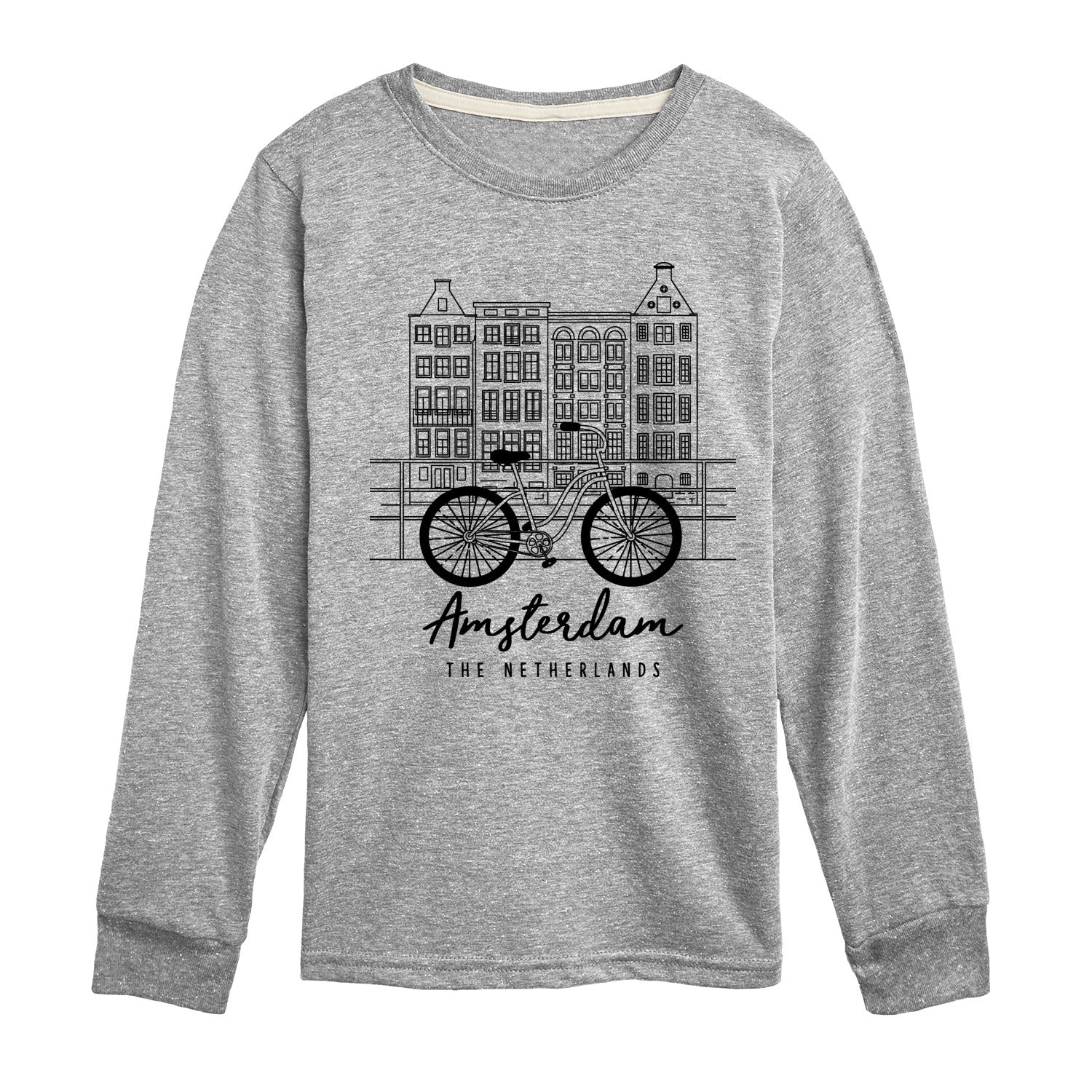 Instant Message - Amsterdam - Youth Boys Long Sleeve Graphic T-Shirt