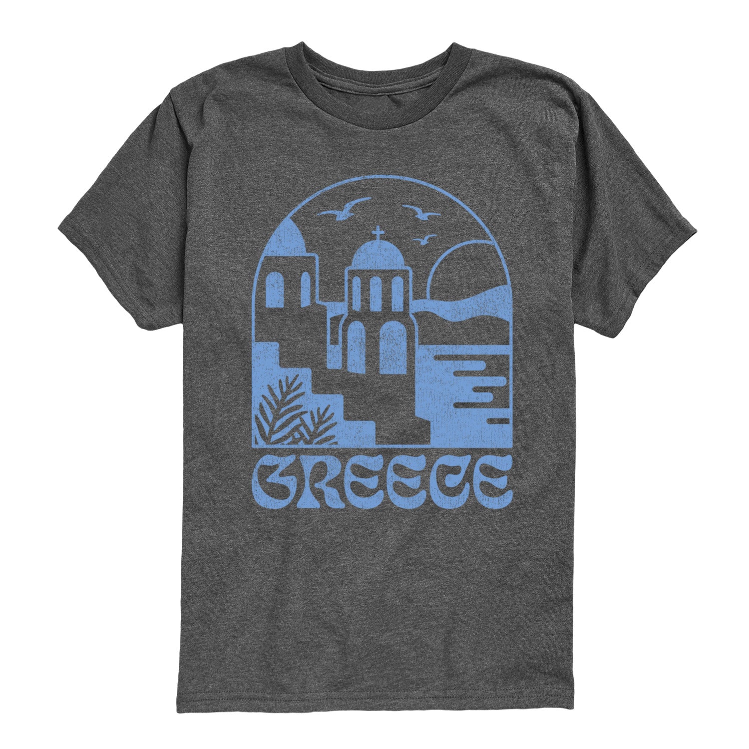 Instant Message - Greece - Youth Boys Short Sleeve Graphic T-Shirt - Image 4