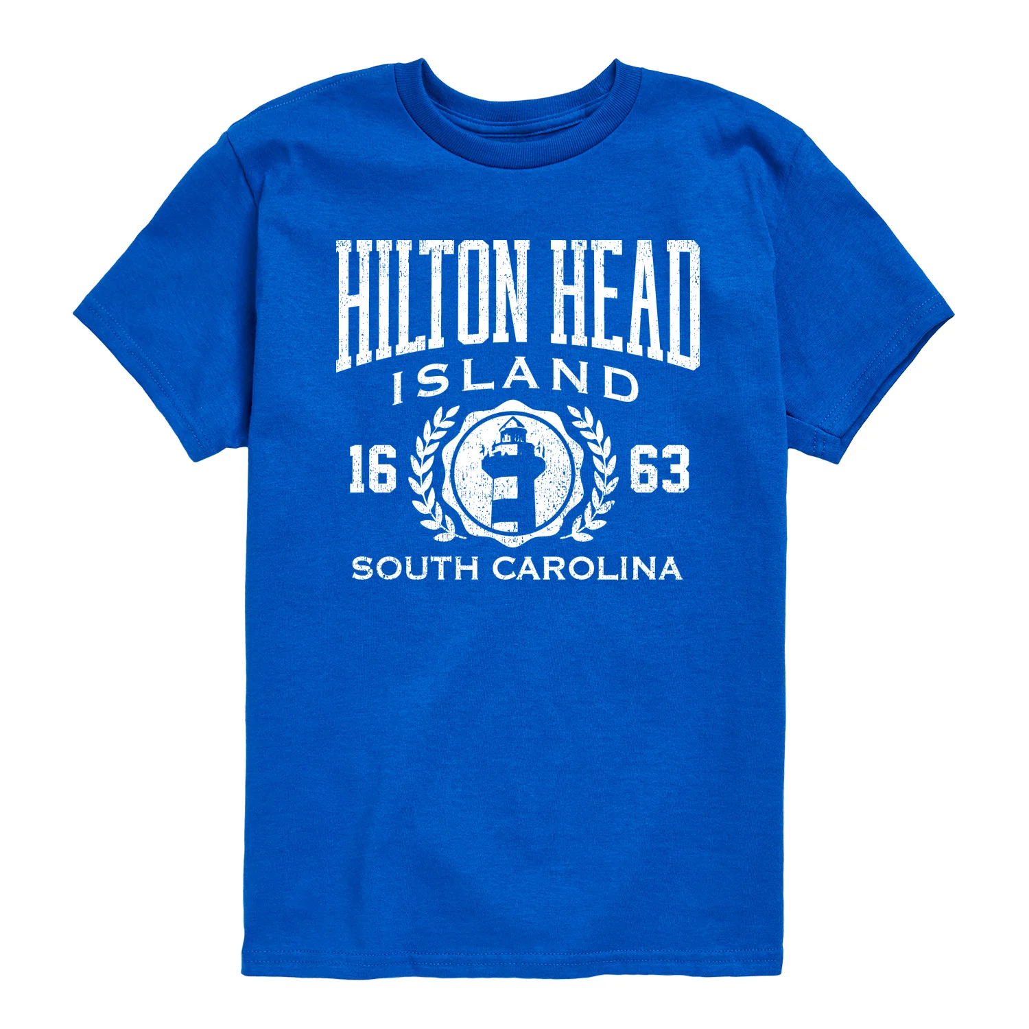 Instant Message - Hilton Head Island Collegiate - Youth Boys Short Sleeve Graphic T-Shirt - Image 7
