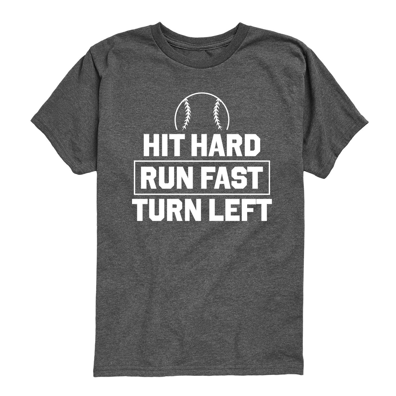 Instant Message - Hit Hard Run Fast - Youth Short Sleeve Graphic T-shirt - Image 2