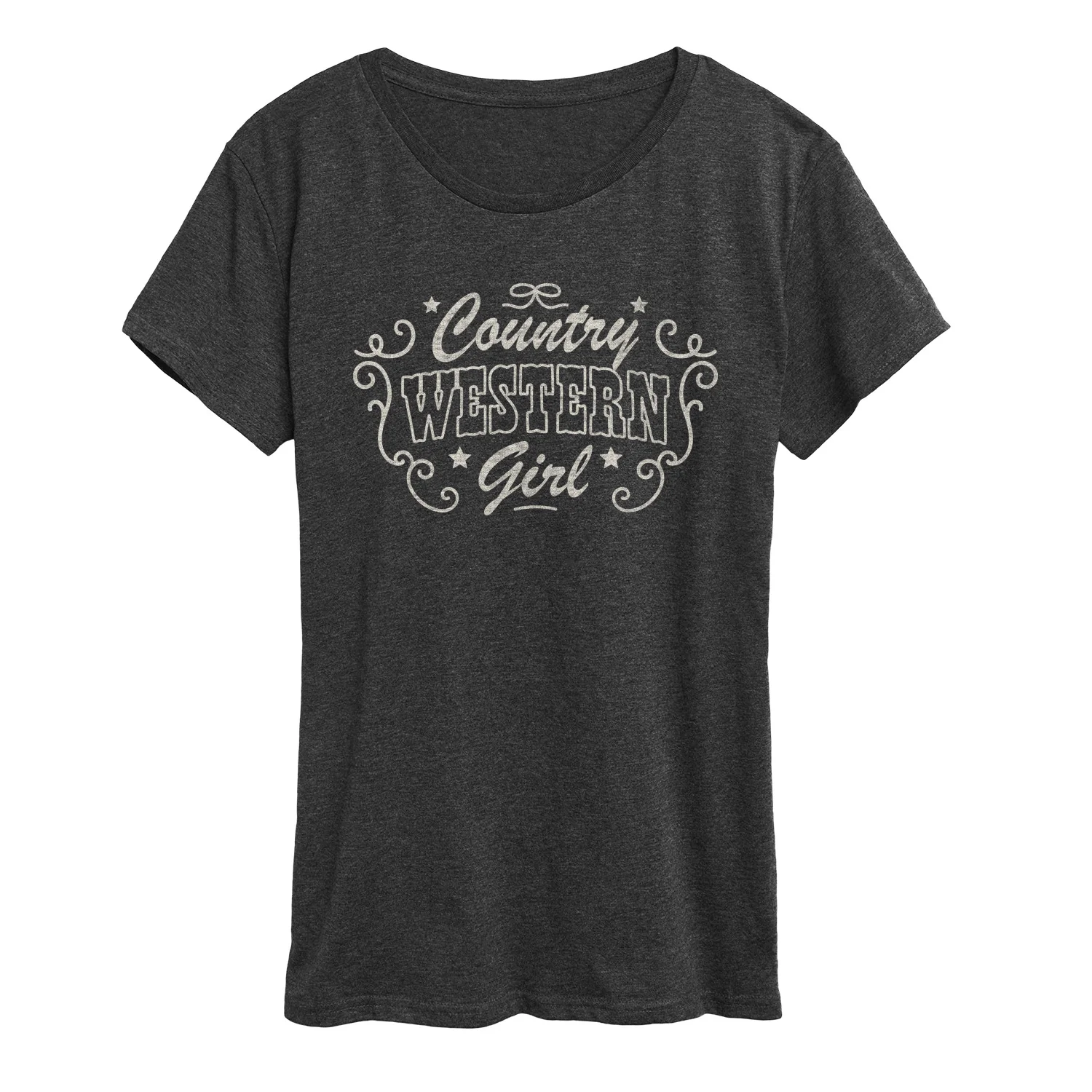 Instant Message - Country Western Girl - Women's Short Sleeve Graphic T-Shirt - Image 4