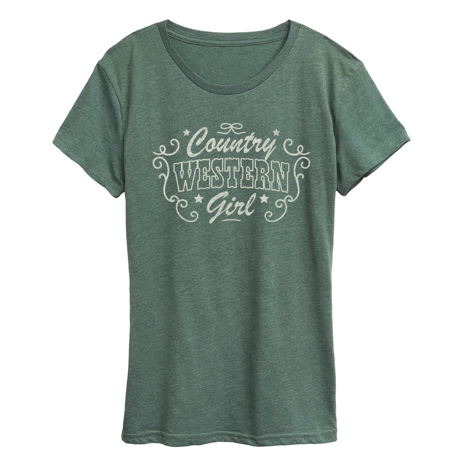 Instant Message - Country Western Girl - Women's Short Sleeve Graphic T-Shirt - Image 5