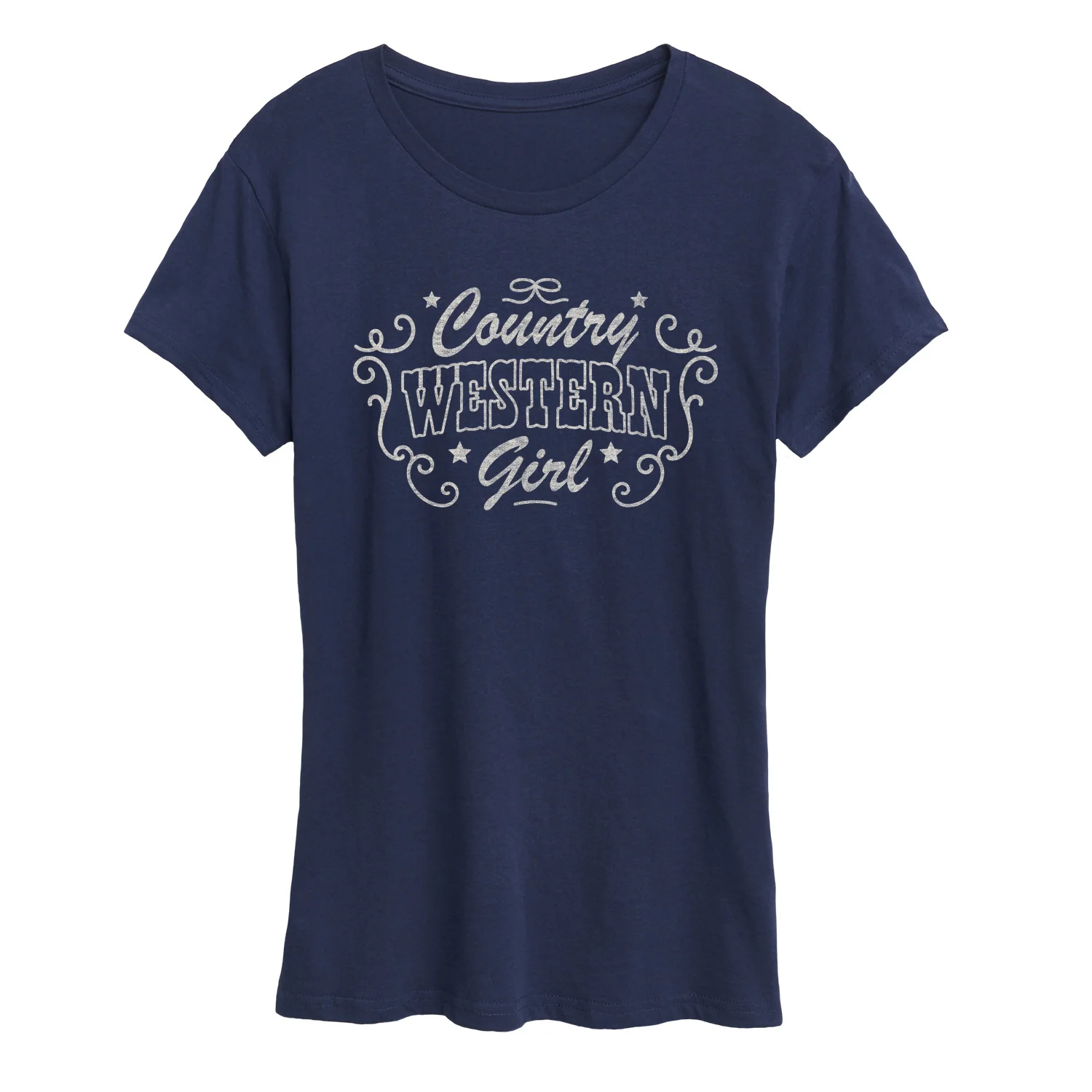 Instant Message - Country Western Girl - Women's Short Sleeve Graphic T-Shirt - Image 8
