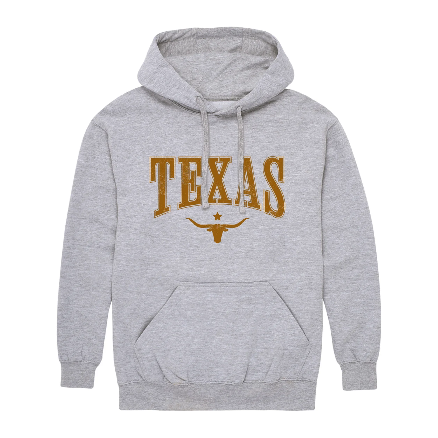 Instant Message - Texas Collegiate - Men's Fleece Hoodie Sweatshirt - Image 2