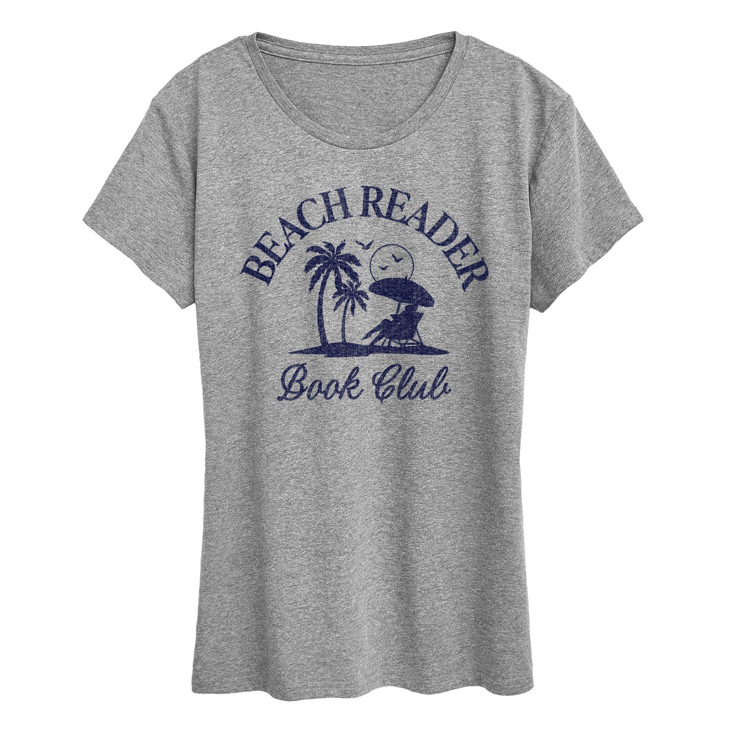 Instant Message - Beach Reader Book Club - Women's Short Sleeve Graphic T-Shirt - Image 2