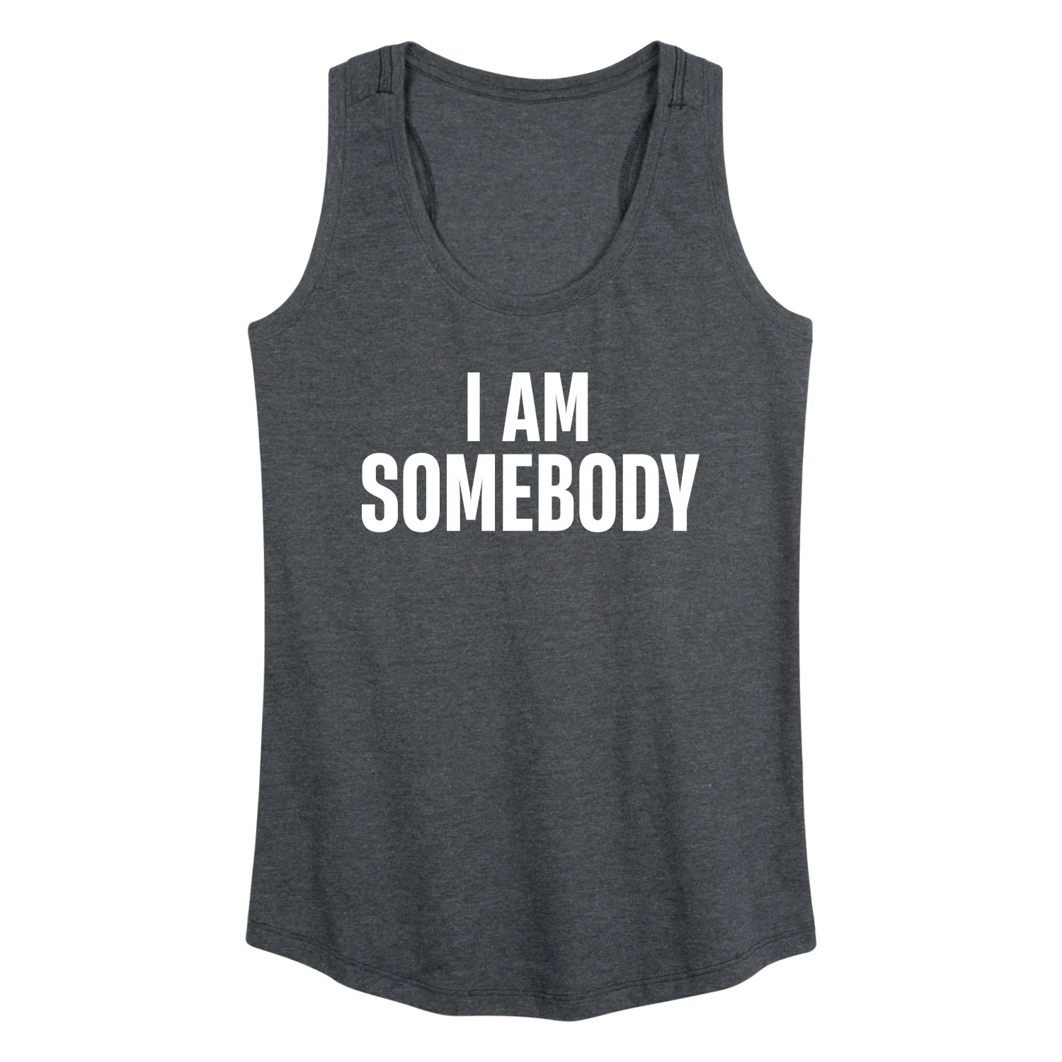 Instant Message - I Am Somebody - Women's Racerback Graphic Tank - Image 2