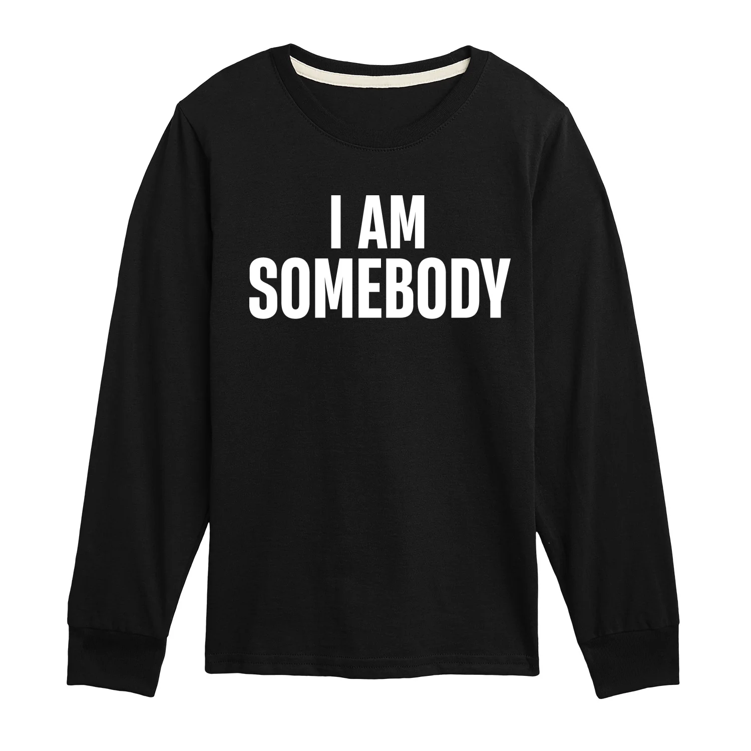 Instant Message - I Am Somebody - Youth Boys Long Sleeve Graphic T-Shirt