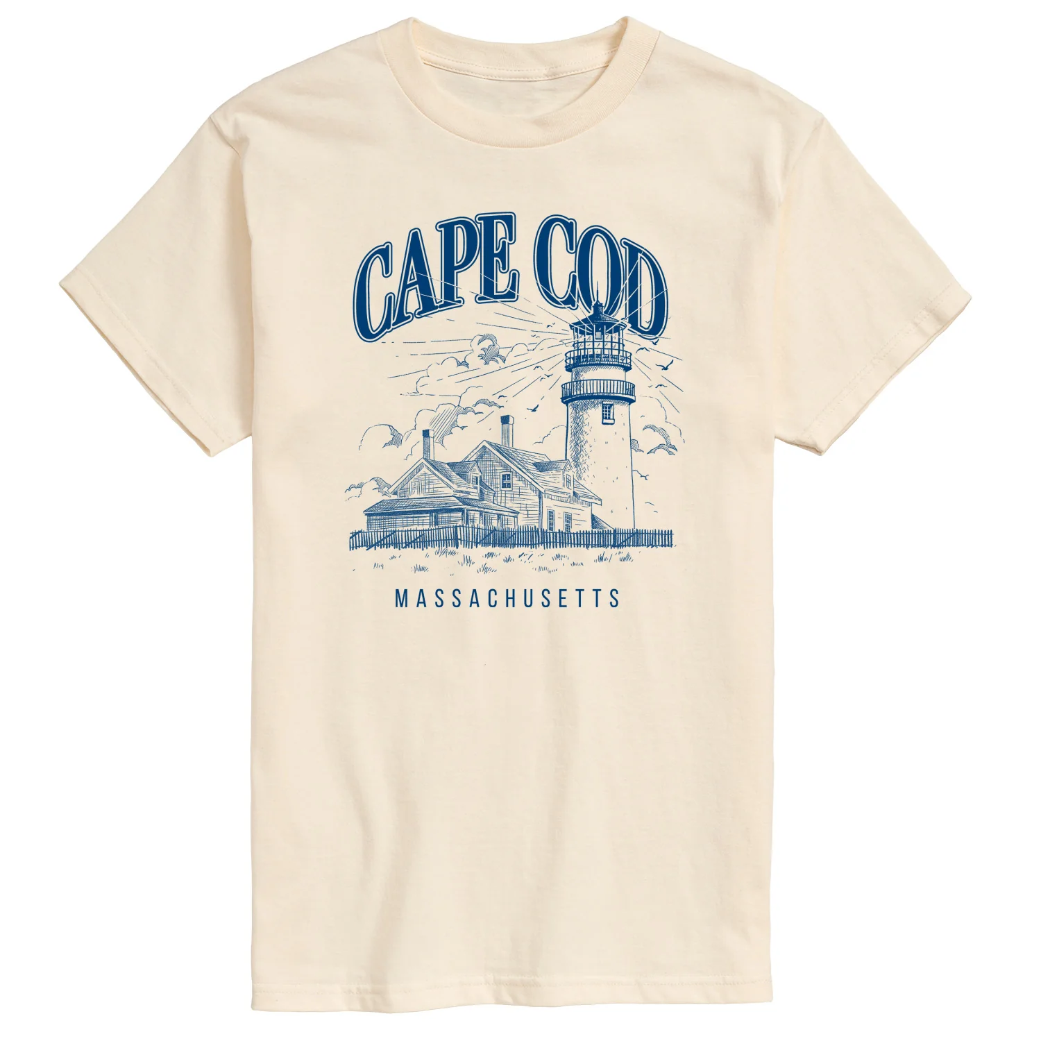 Instant Message - Cape Cod - Men's Short Sleeve Graphic T-Shirt - Image 2
