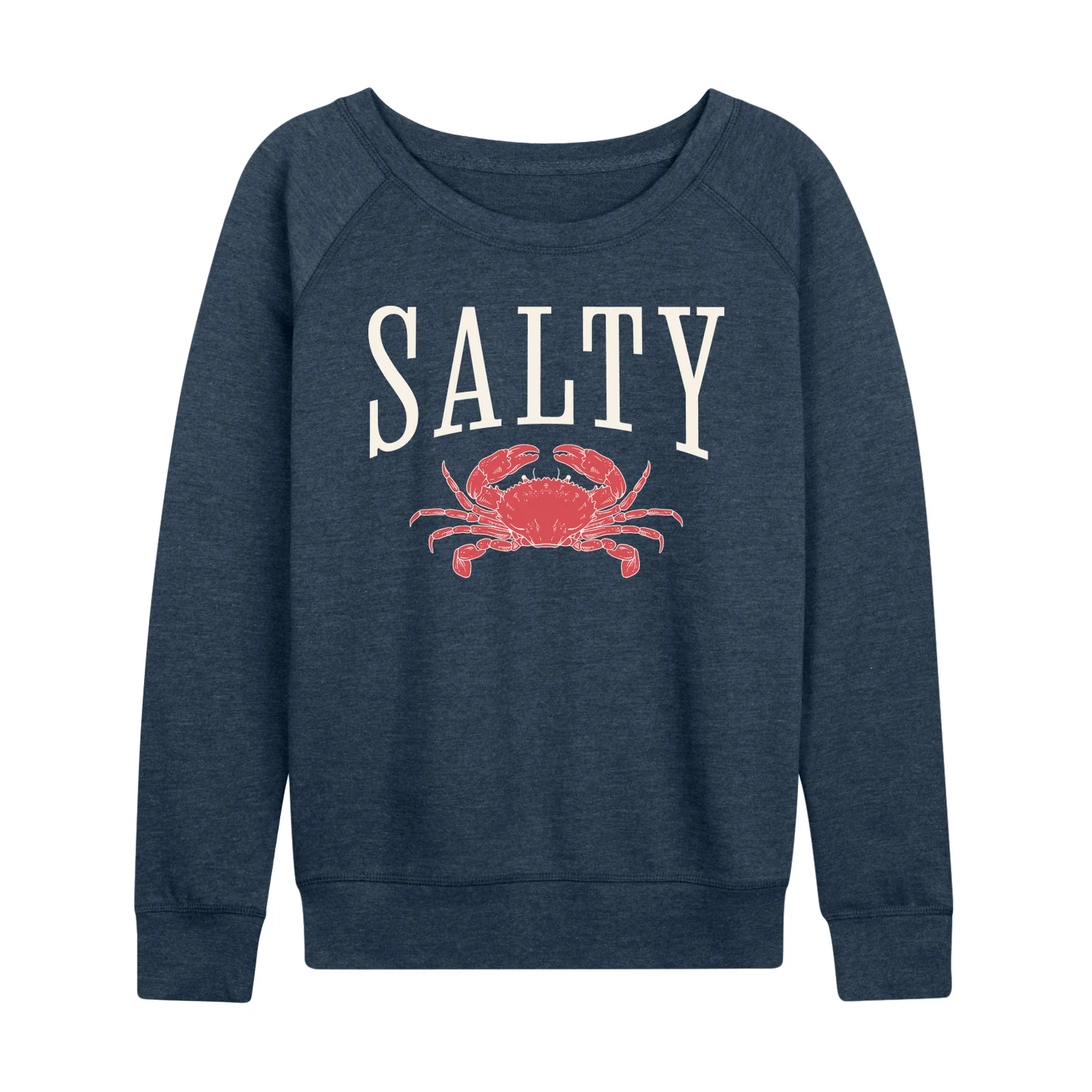 Instant Message - Salty Crab - Women's French Long Sleeve Shirt - Image 3