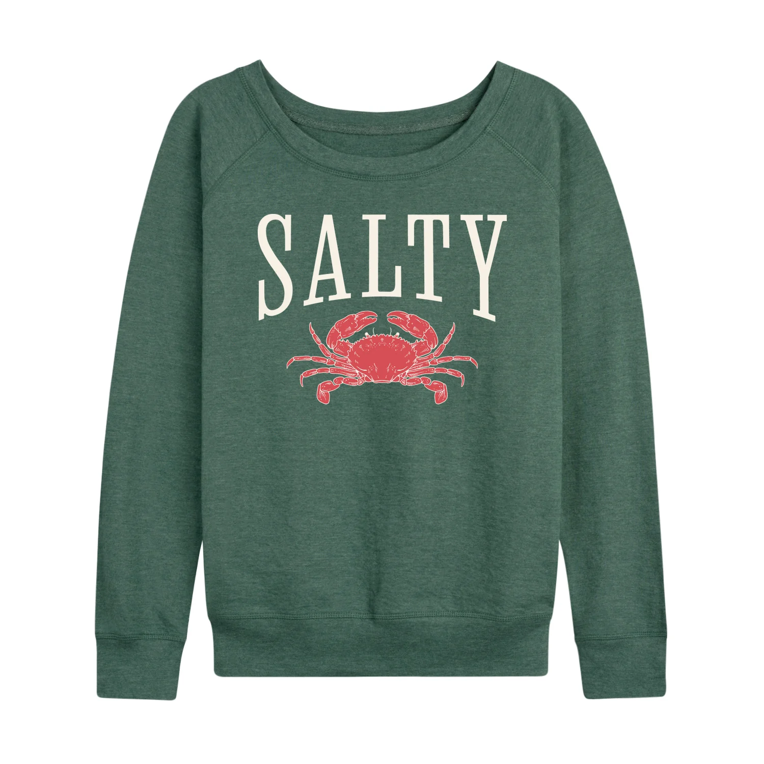 Instant Message - Salty Crab - Women's French Long Sleeve Shirt - Image 4