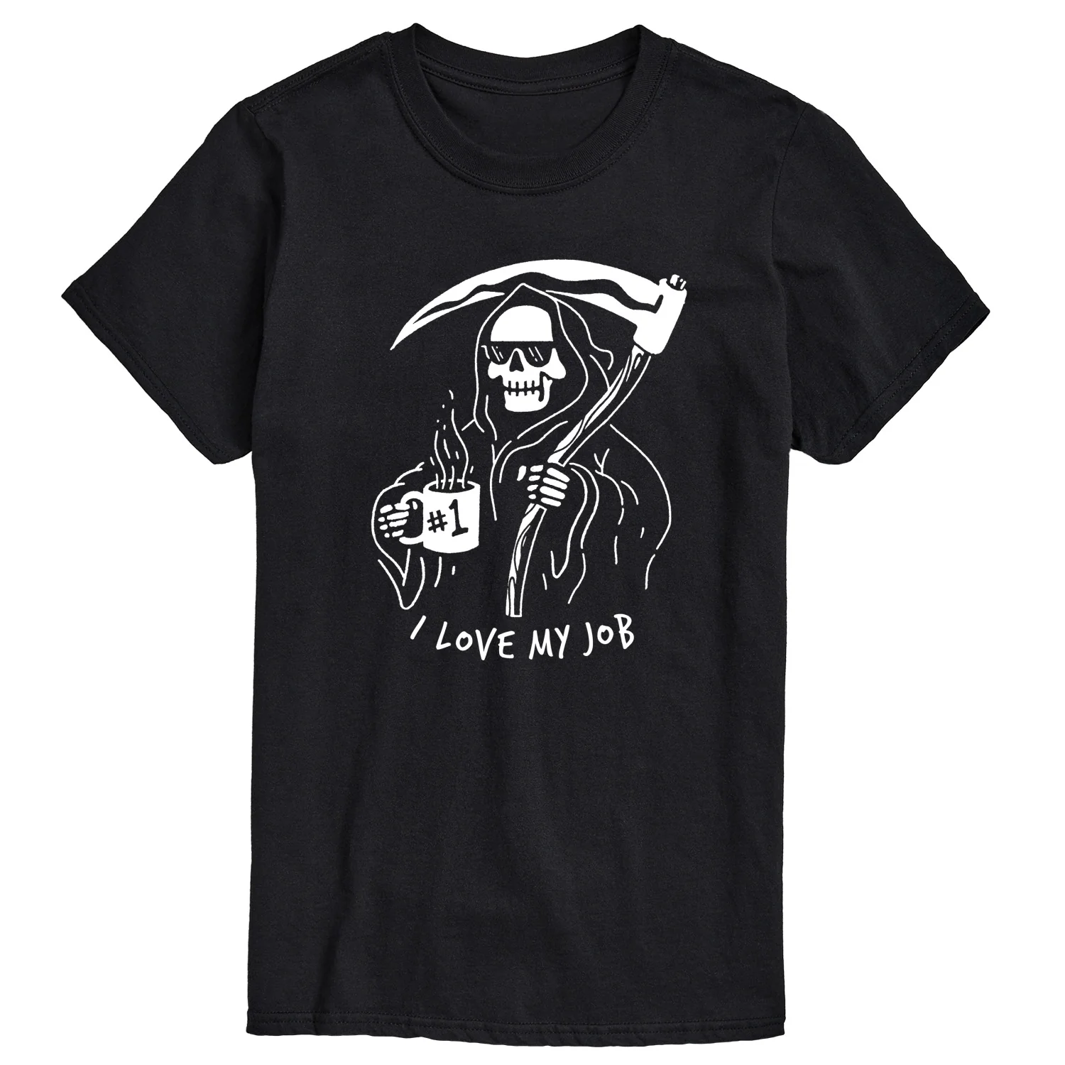 Instant Message - Love My Job - Men's Short Sleeve Graphic T-Shirt