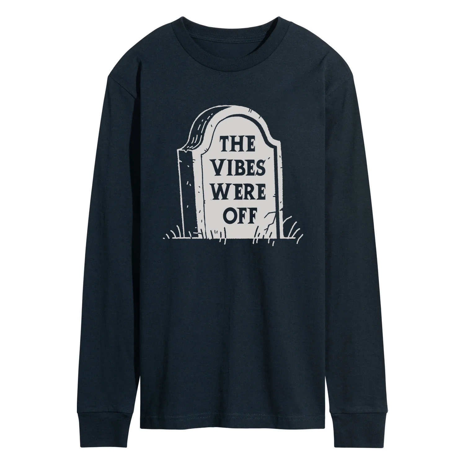 Instant Message - Vibes Were Off - Men's Long Sleeve Graphic T-Shirt