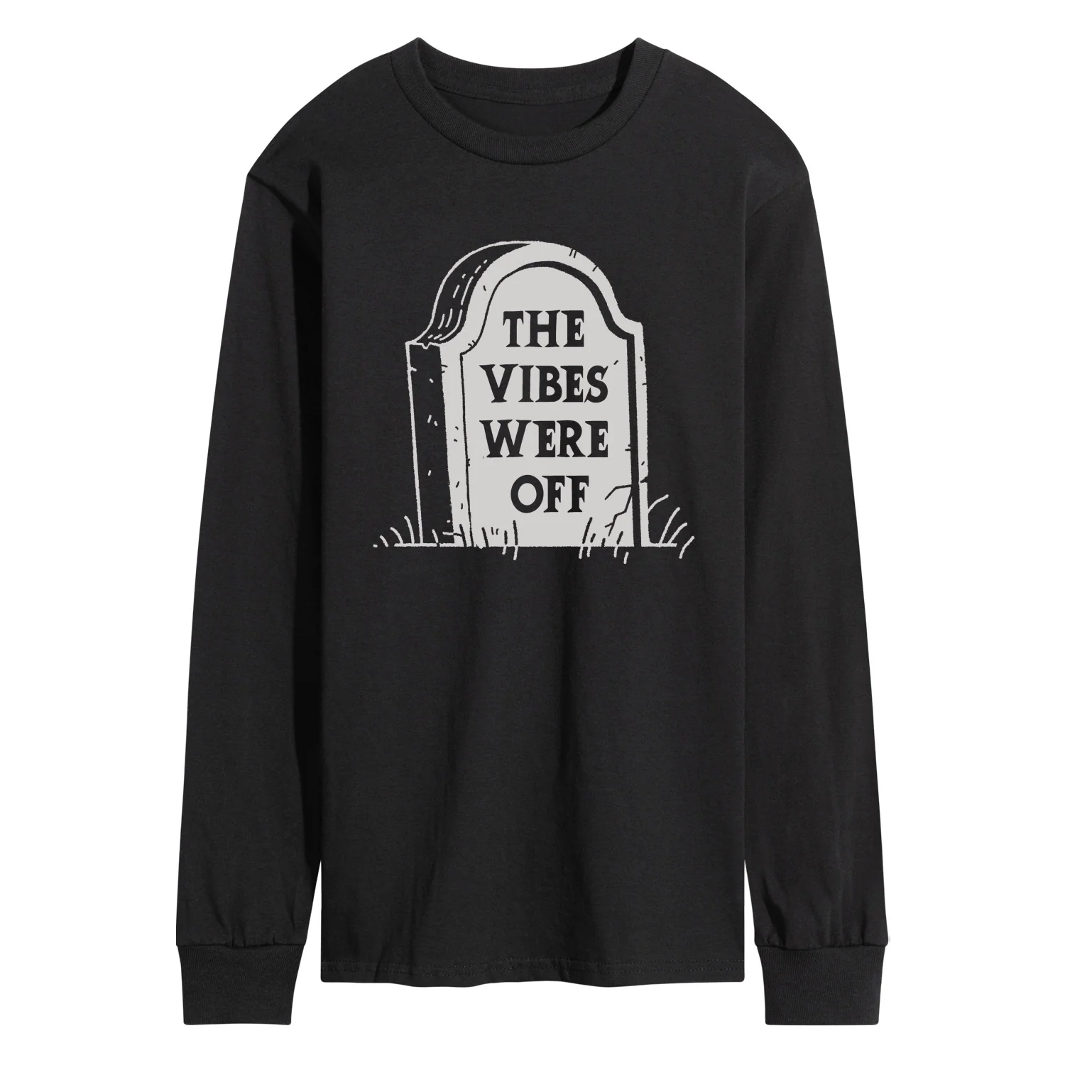 Instant Message - Vibes Were Off - Men's Long Sleeve Graphic T-Shirt - Image 2