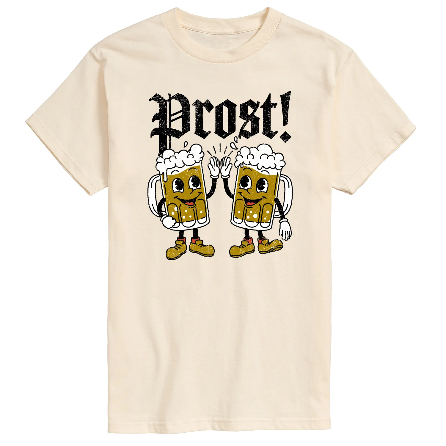 Instant Message - Oktoberfest Prost Beers - Men's Short Sleeve Graphic T-Shirt - Image 3