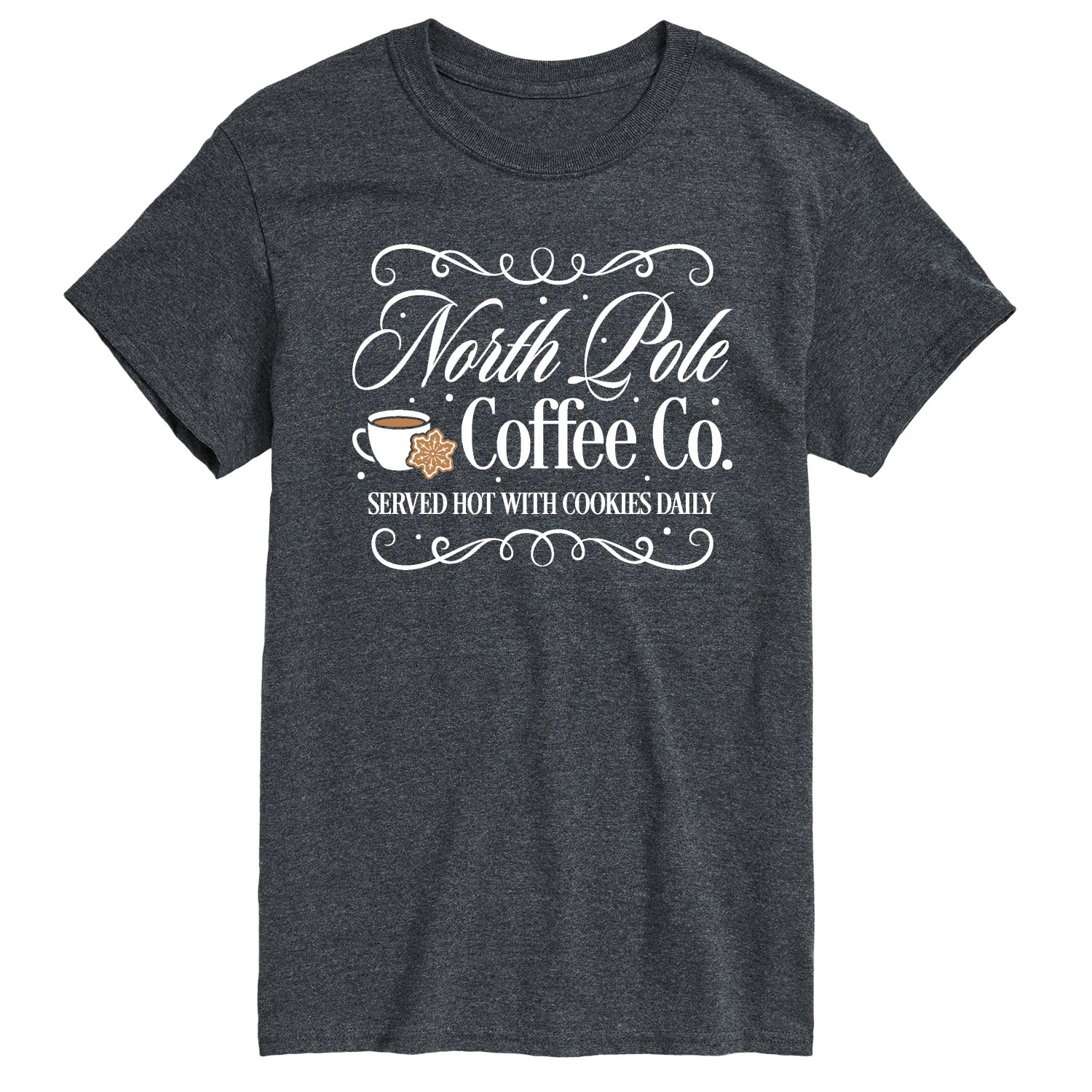 Instant Message - North Pole Coffee Co - Men's Short Sleeve Graphic T-Shirt - Image 3