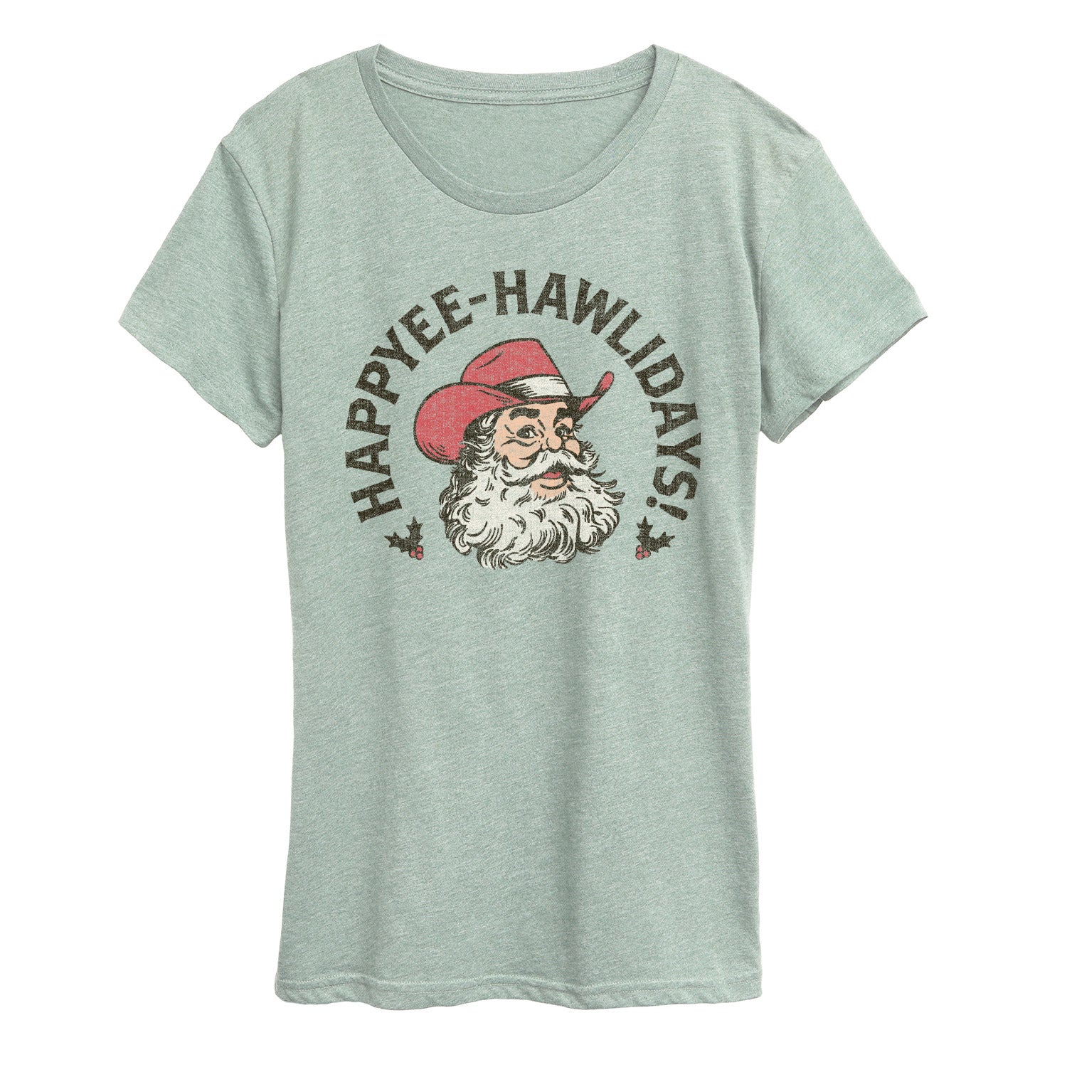Instant Message - Happyee Hawlidays - Women's Short Sleeve Graphic T-Shirt - Image 4