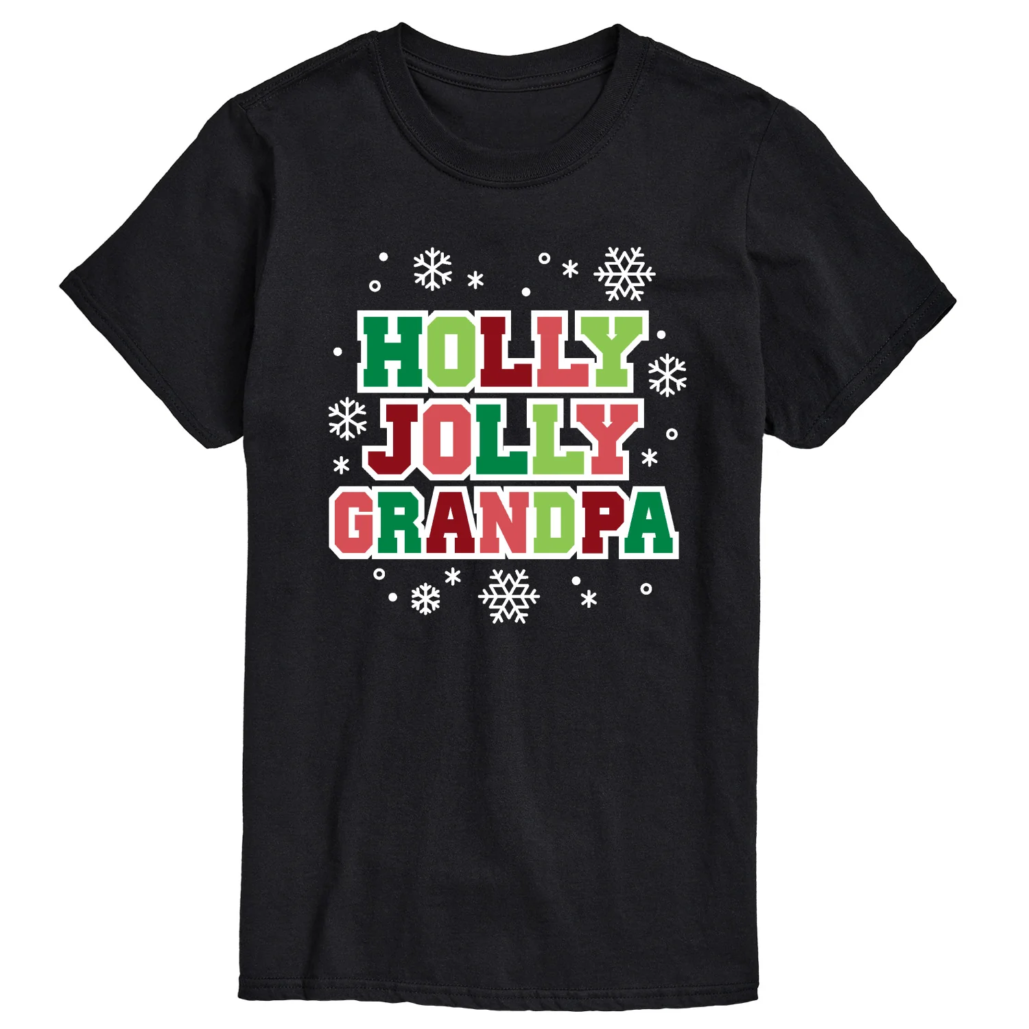 Instant Message - Holly Jolly Grandpa - Men's Short Sleeve Graphic T-Shirt - Image 2