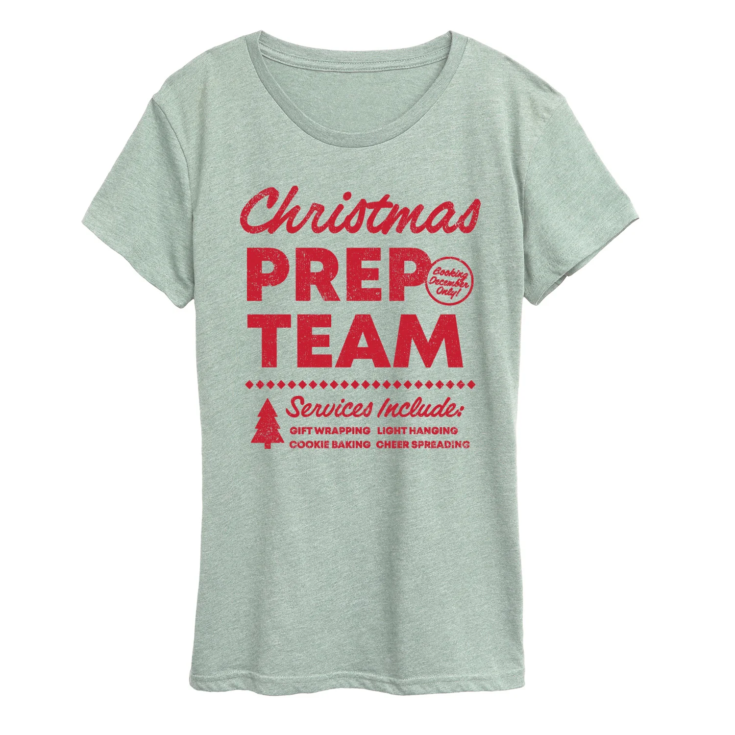Instant Message - Christmas Prep Team - Women's Short Sleeve Graphic T-Shirt - Image 10