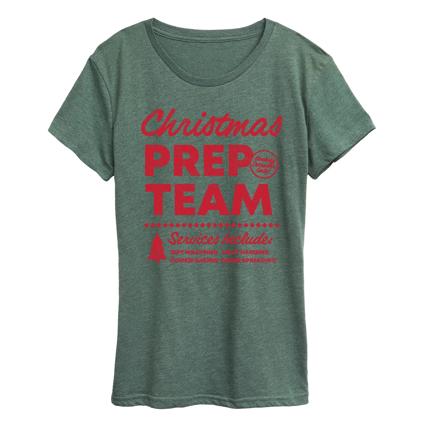 Instant Message - Christmas Prep Team - Women's Short Sleeve Graphic T-Shirt - Image 8