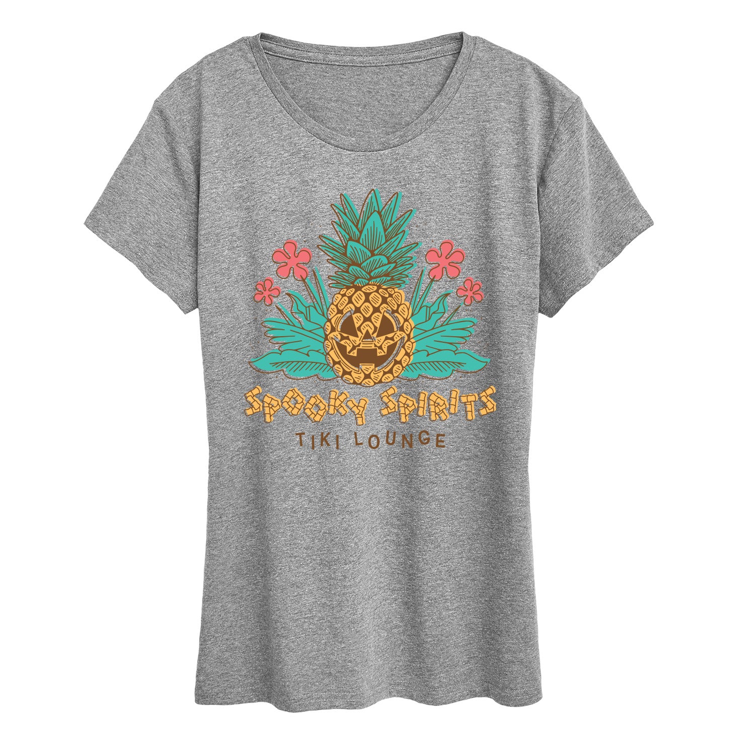 Instant Message - Spooky Spirits Tiki Lounge - Women's Short Sleeve Graphic T-Shirt - Image 3