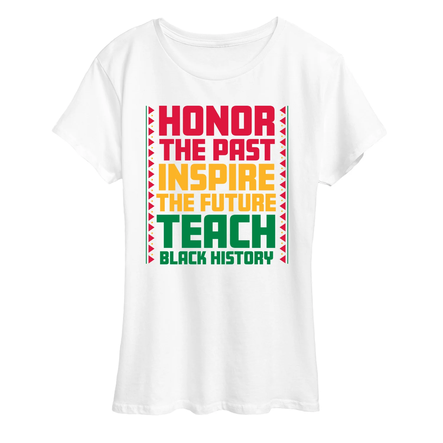 Instant Message - Teach Black History - Women's Short Sleeve Graphic T-Shirt - Image 6