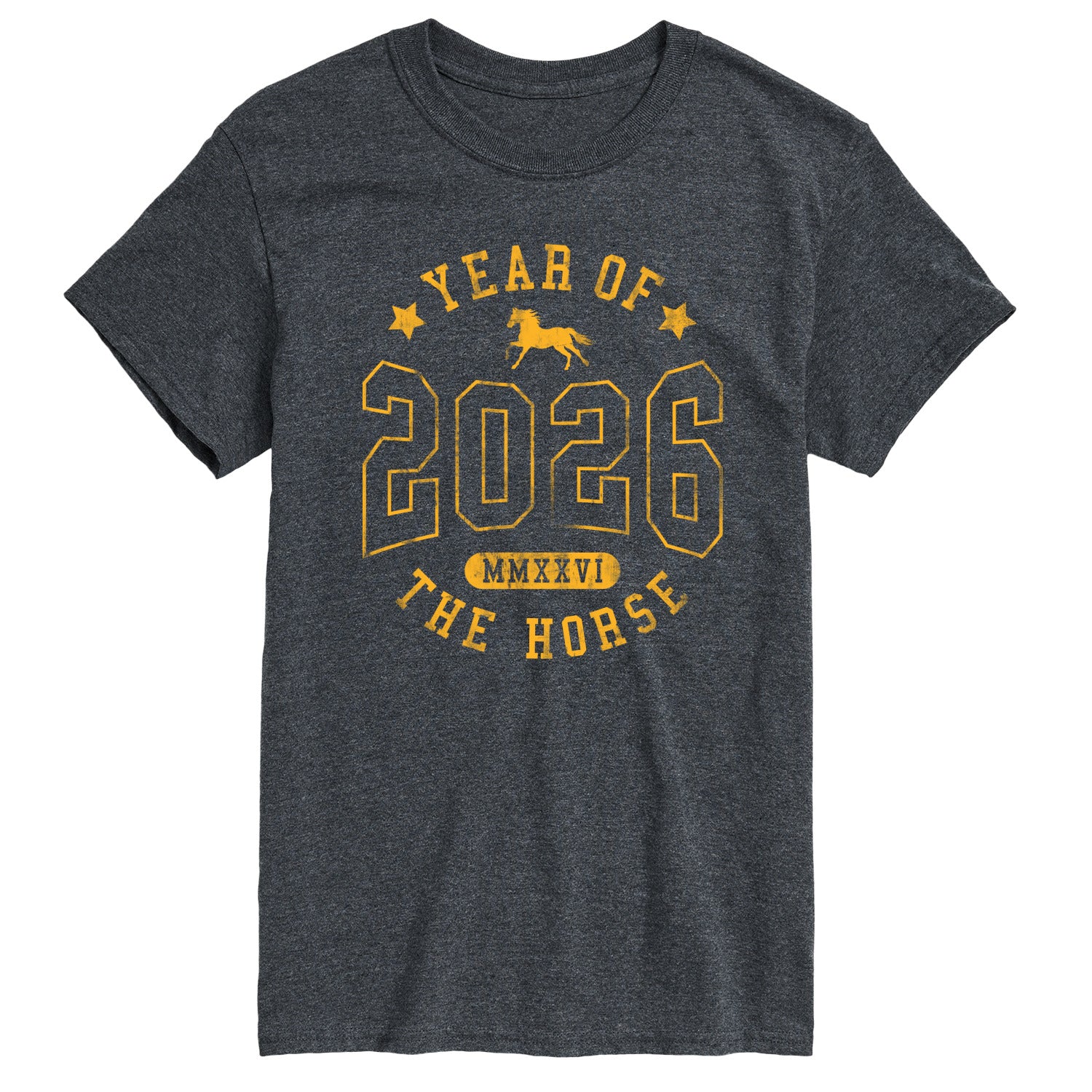 Instant Message - 2026 Year of the Horse - Men's Short Sleeve Graphic T-Shirt - Image 4