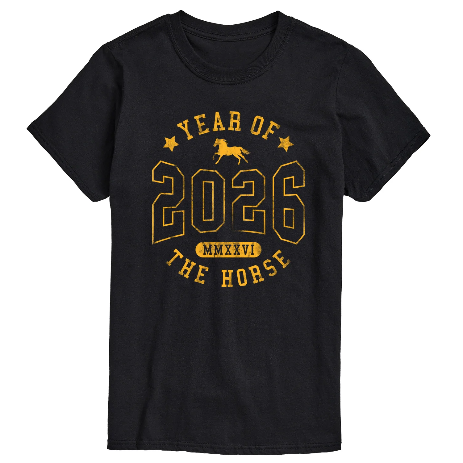 Instant Message - 2026 Year of the Horse - Men's Short Sleeve Graphic T-Shirt - Image 5