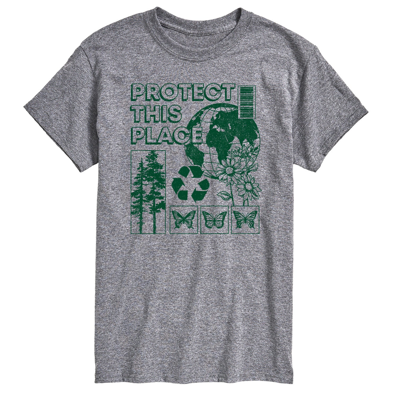 Instant Message - Protect This Place - Men's Short Sleeve Graphic T-Shirt - Image 2