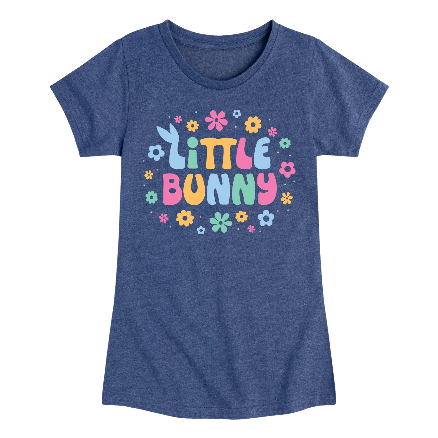 Instant Message - Little Bunny - Youth Girls Fitted Short Sleeve T-Shirt