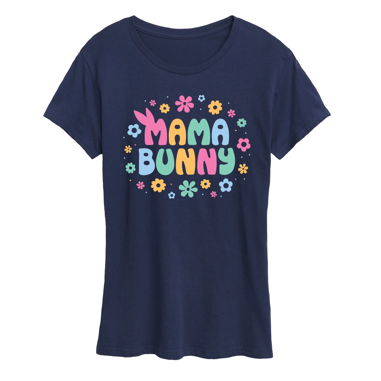 Instant Message - Mama Bunny - Women's Short Sleeve Graphic T-Shirt