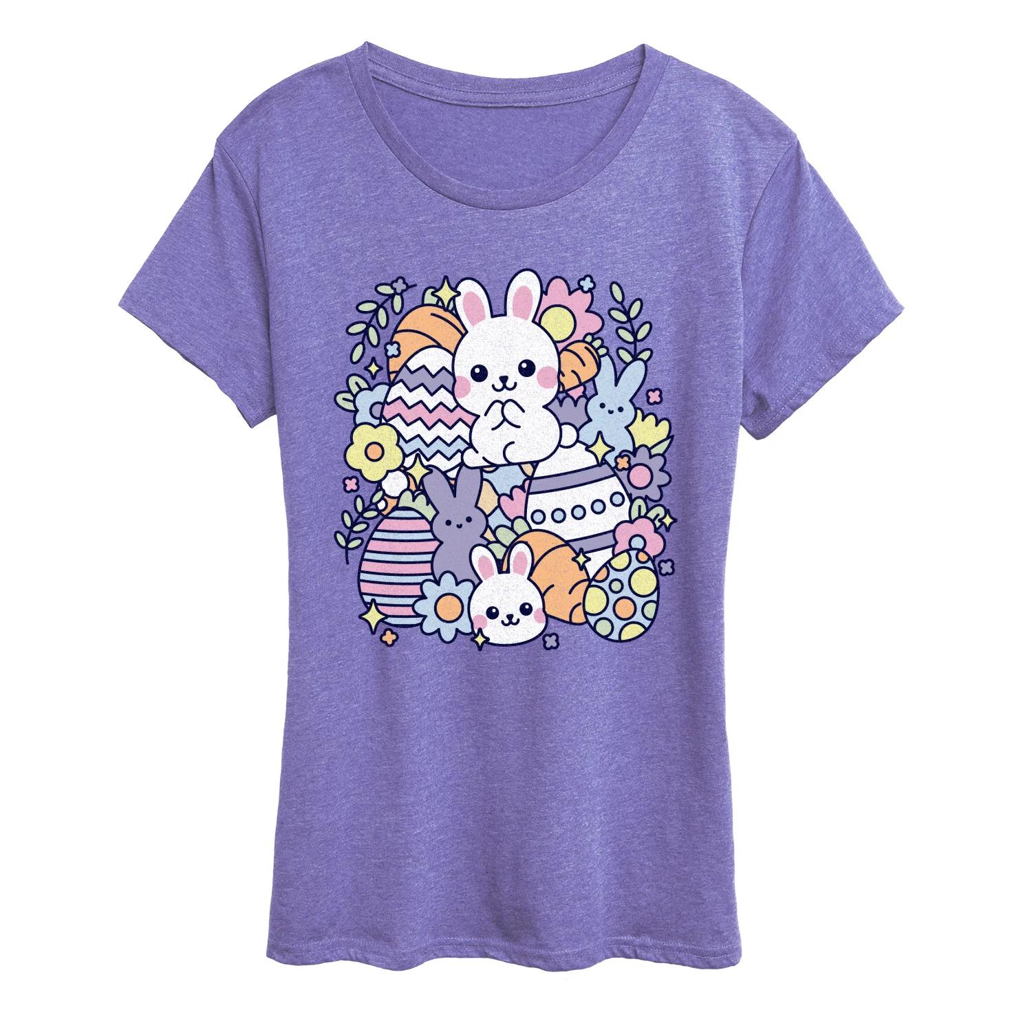 Instant Message - Easter Sticker Collage - Women's Short Sleeve Graphic T-Shirt - Image 5