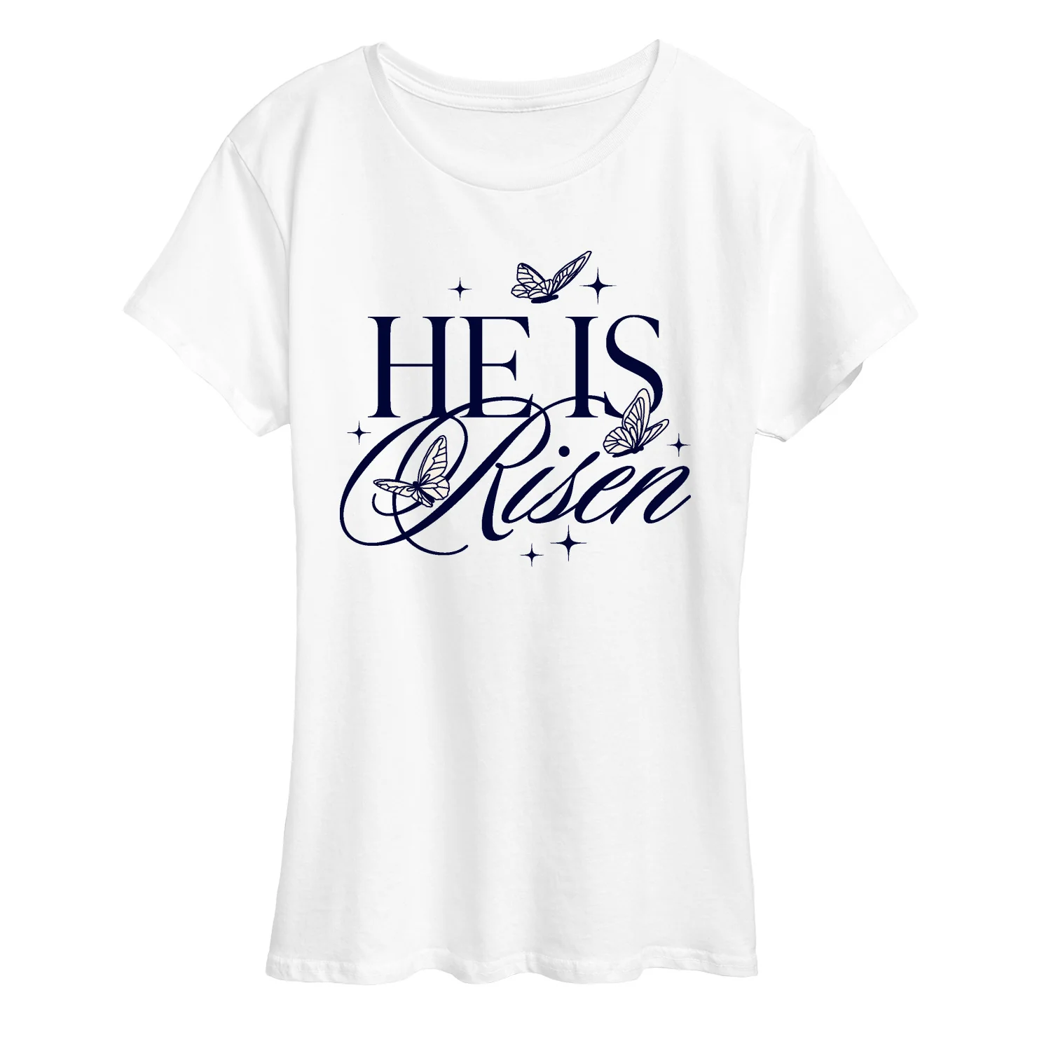 Instant Message - He Is Risen - Women's Short Sleeve Graphic T-Shirt