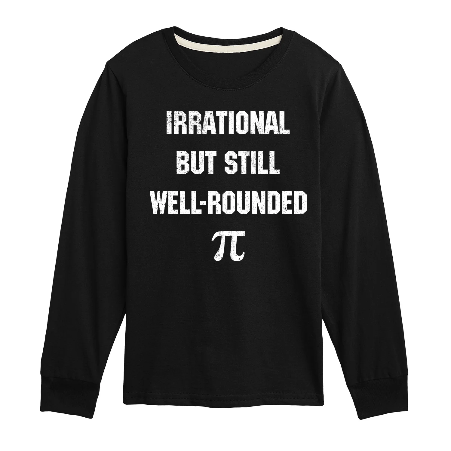 Instant Message - Irrational Well Rounded - Youth Boys Long Sleeve Graphic T-Shirt - Image 2
