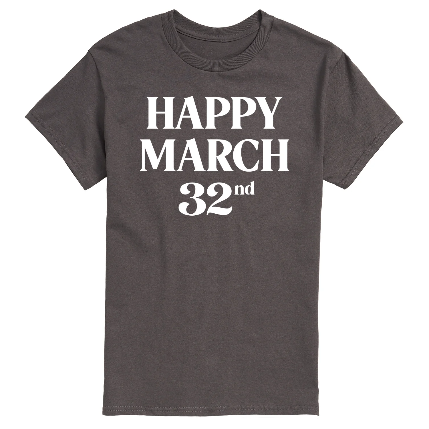 Instant Message - Happy March 32nd - Men's Short Sleeve Graphic T-Shirt - Image 2
