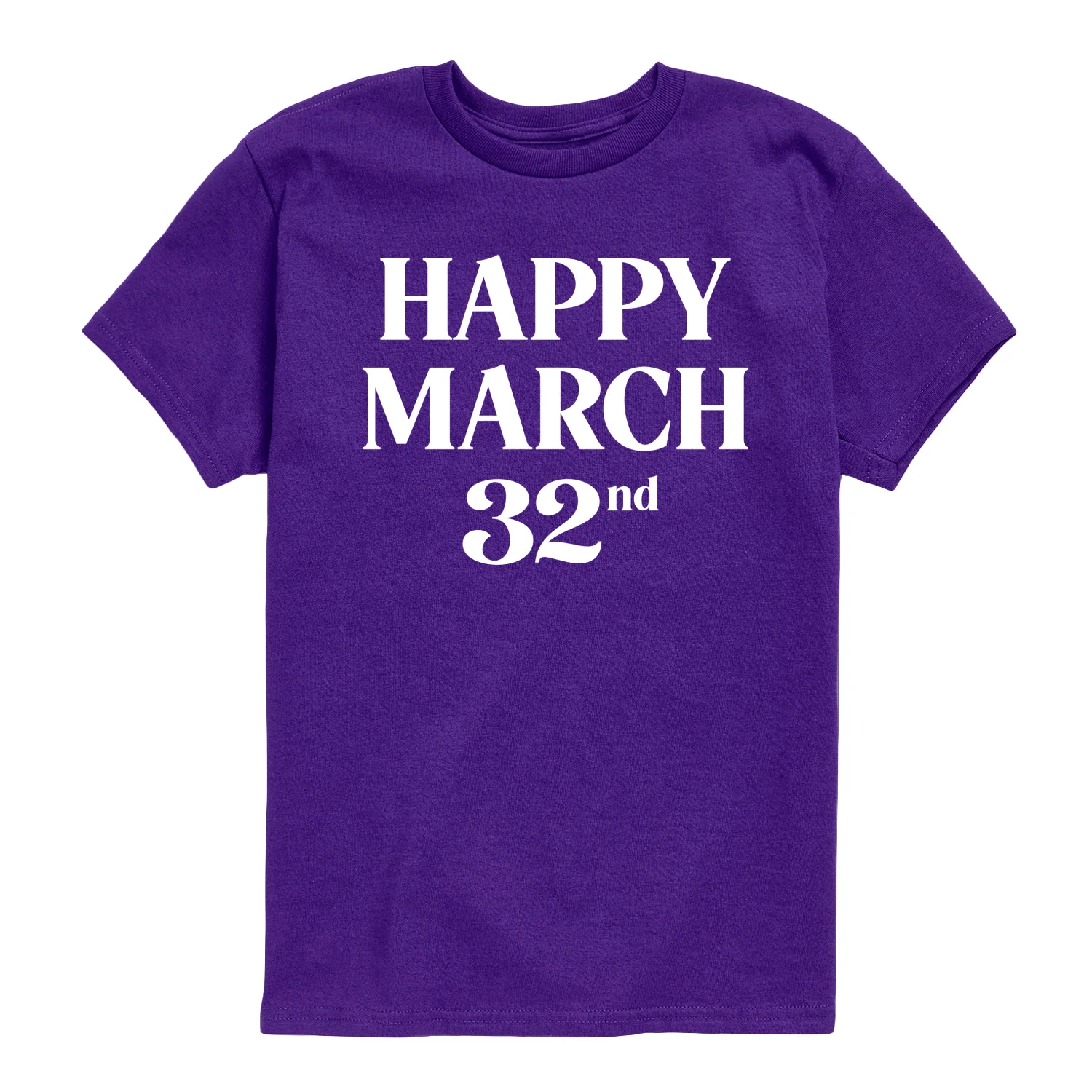 Instant Message - Happy March 32nd - Youth Boys Short Sleeve Graphic T-Shirt - Image 16