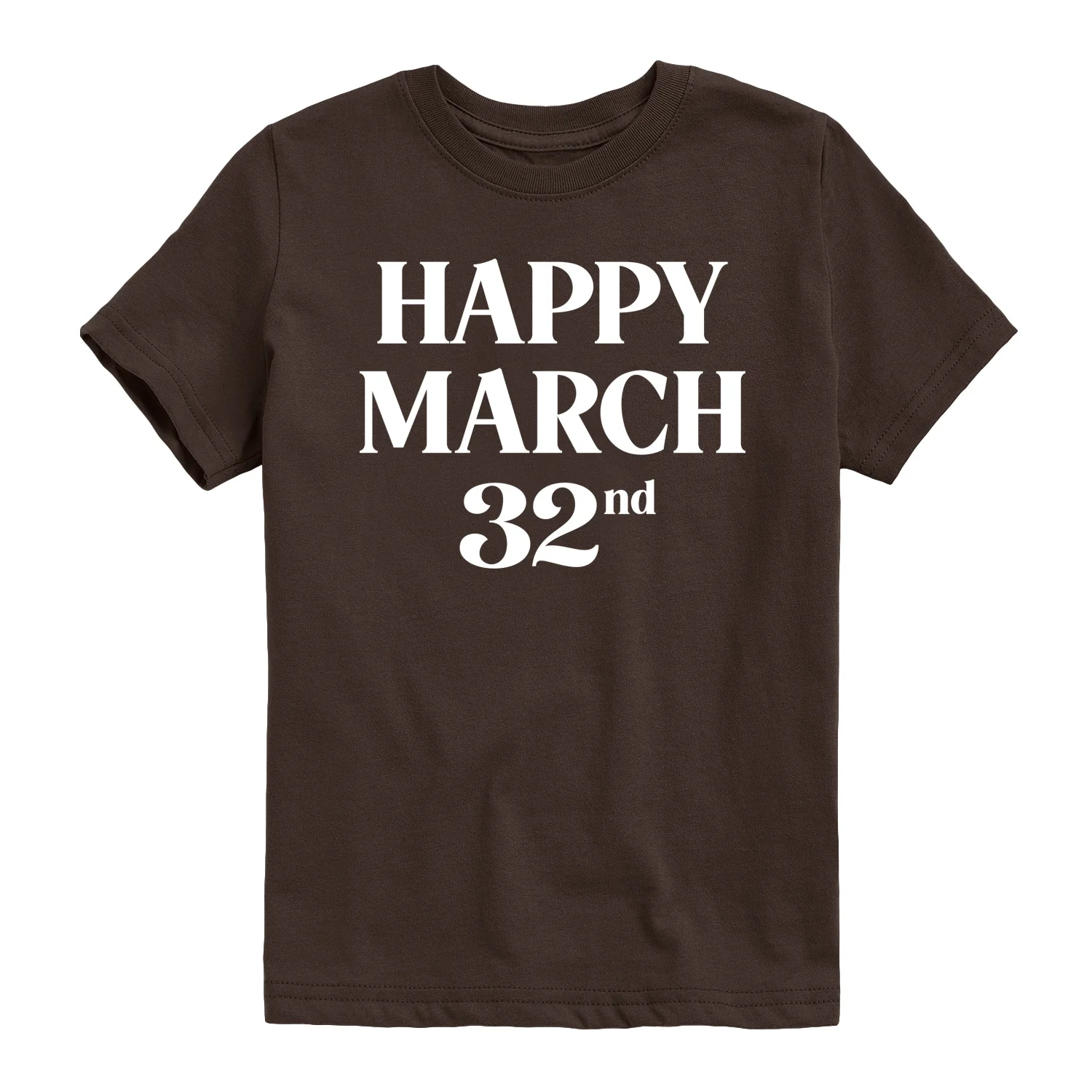 Instant Message - Happy March 32nd - Youth Boys Short Sleeve Graphic T-Shirt - Image 5