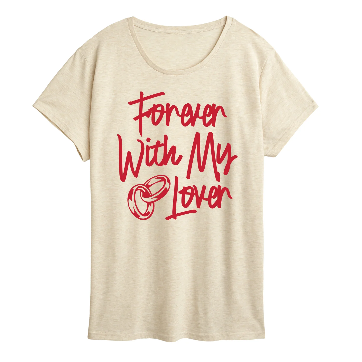 Instant Message - Forever With My Lover - Women's Short Sleeve Graphic T-Shirt