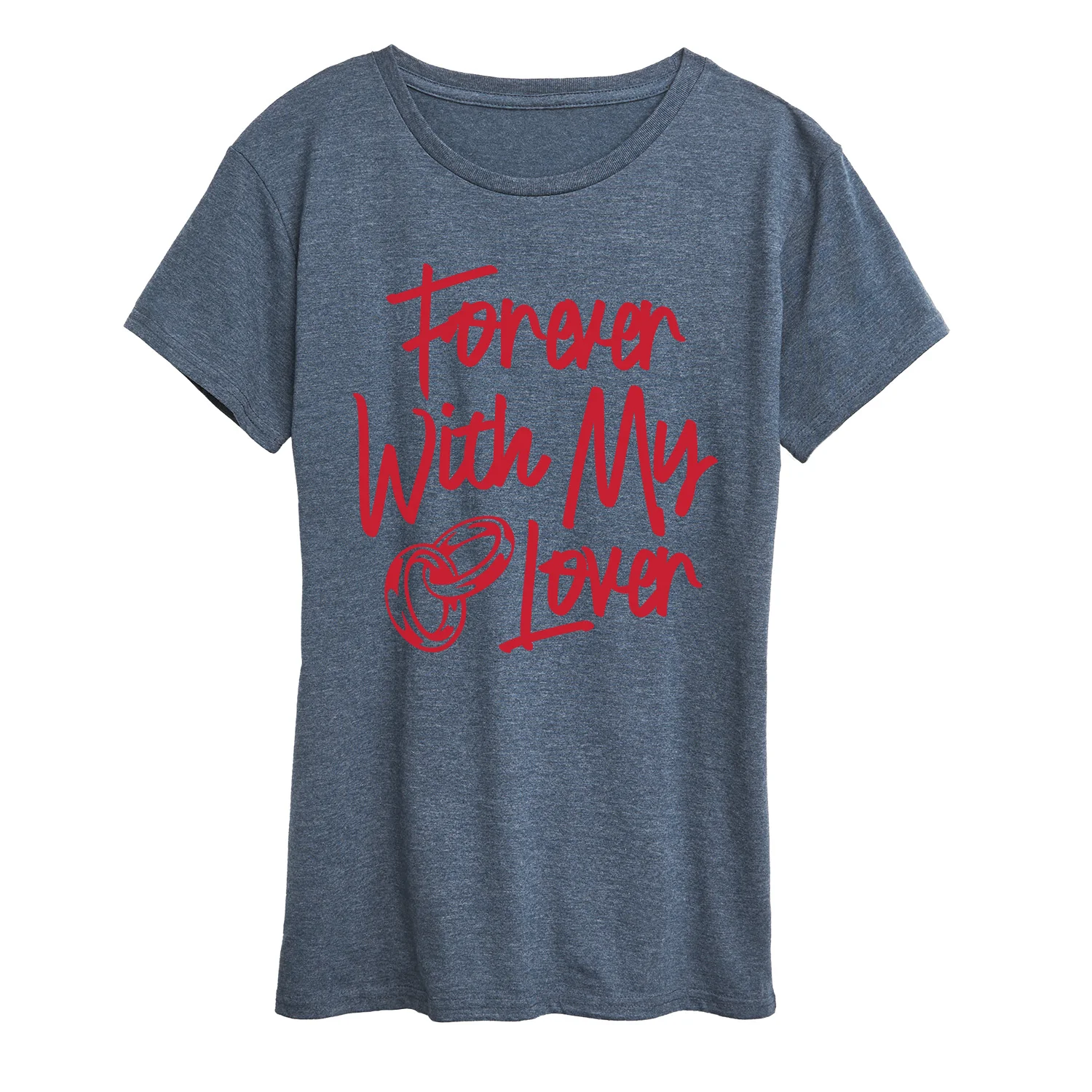 Instant Message - Forever With My Lover - Women's Short Sleeve Graphic T-Shirt - Image 3