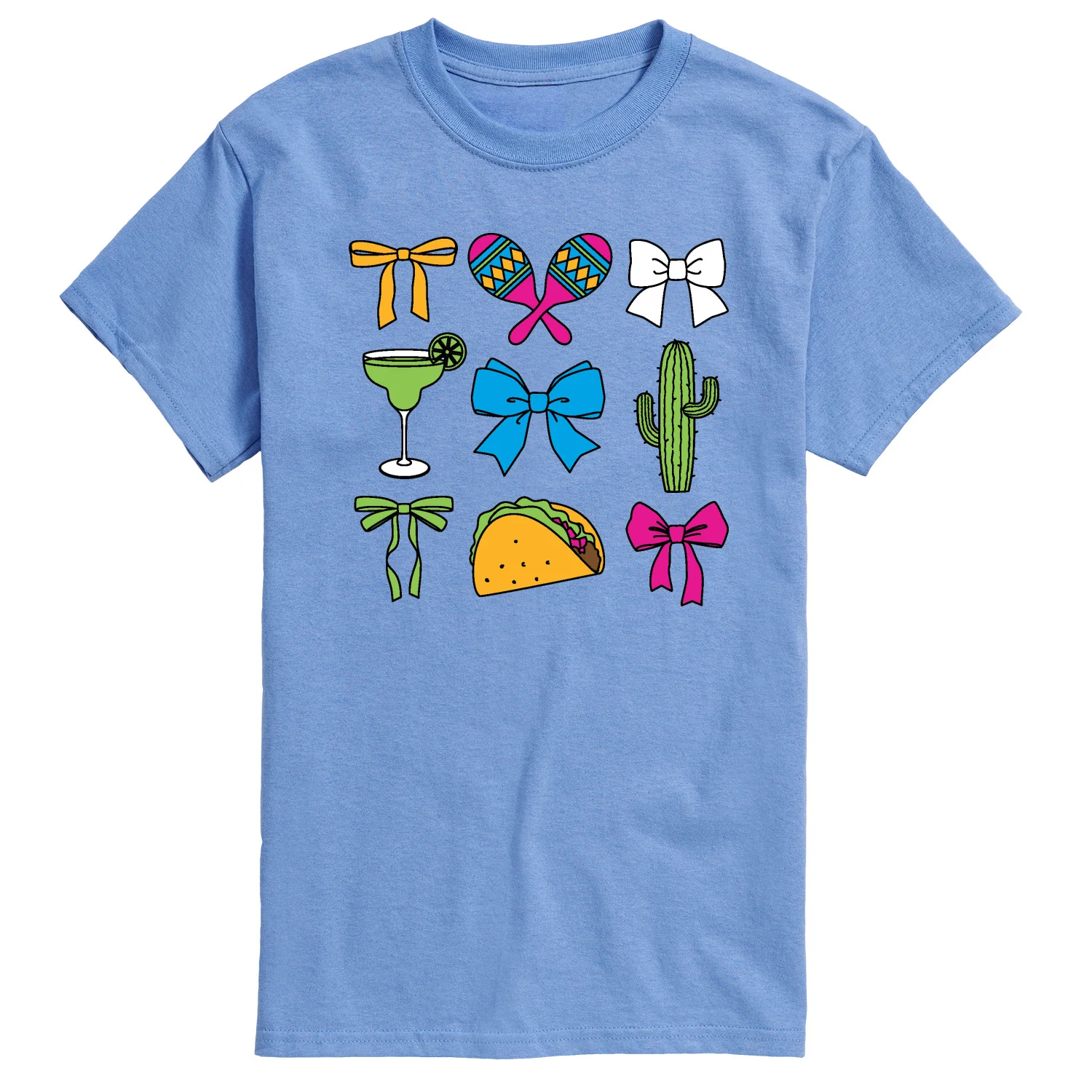 Instant Message - Cinco De Mayo Bows - Men's Short Sleeve Graphic T-Shirt - Image 3