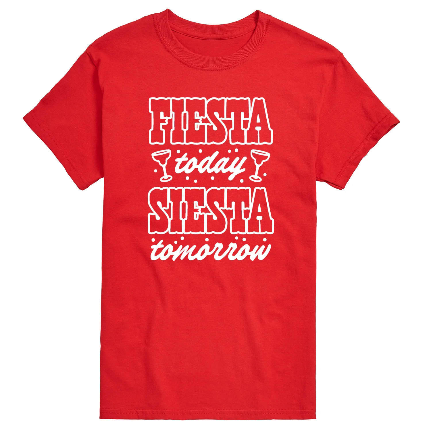 Instant Message - Fiesta Today Siesta Tomorrow - Men's Short Sleeve Graphic T-Shirt - Image 12