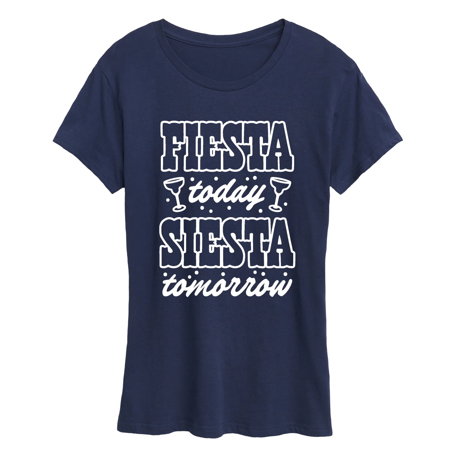 Instant Message - Fiesta Today Siesta Tomorrow - Women's Short Sleeve Graphic T-Shirt