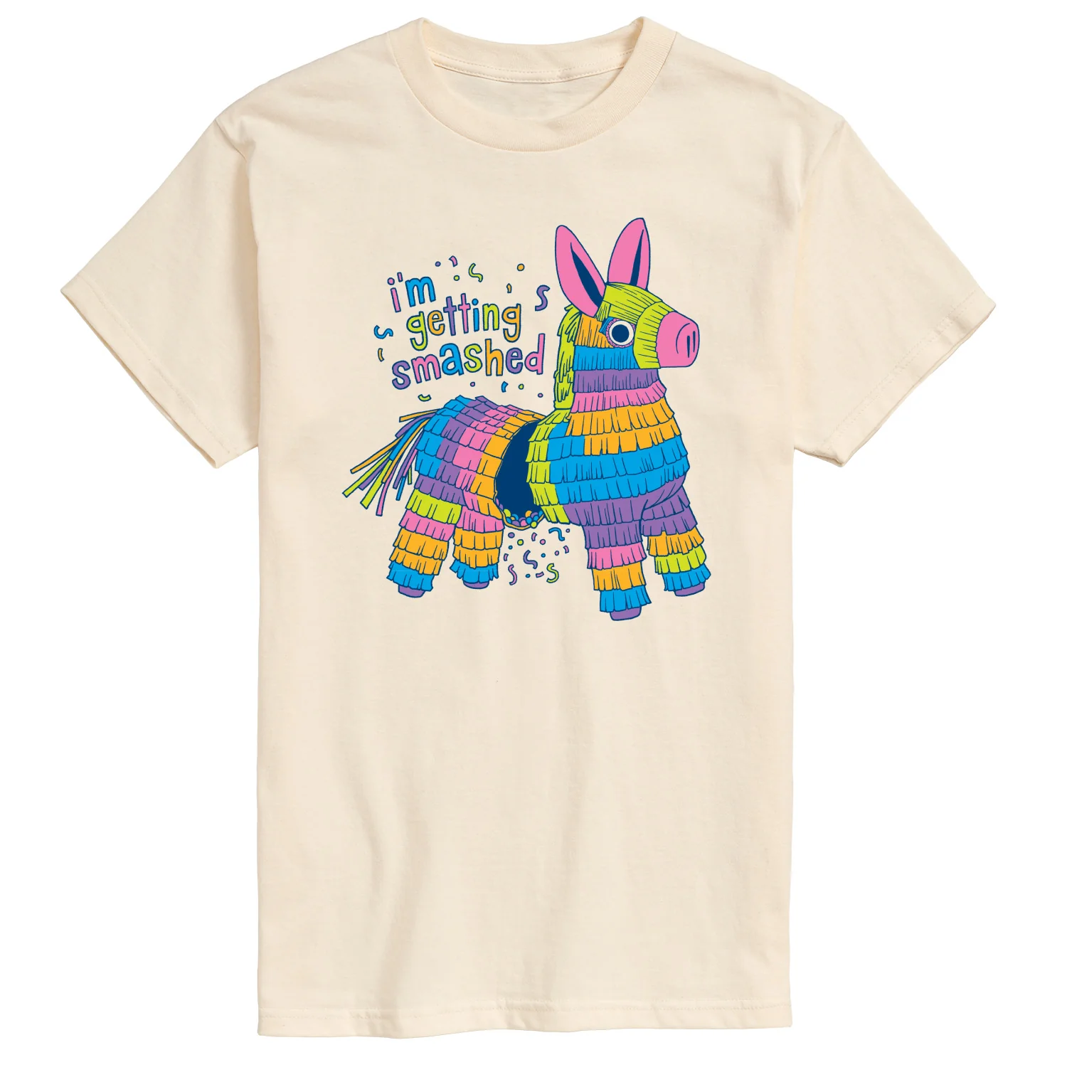 Instant Message - I'm Getting Smashed Pinata - Men's Short Sleeve Graphic T-Shirt - Image 2