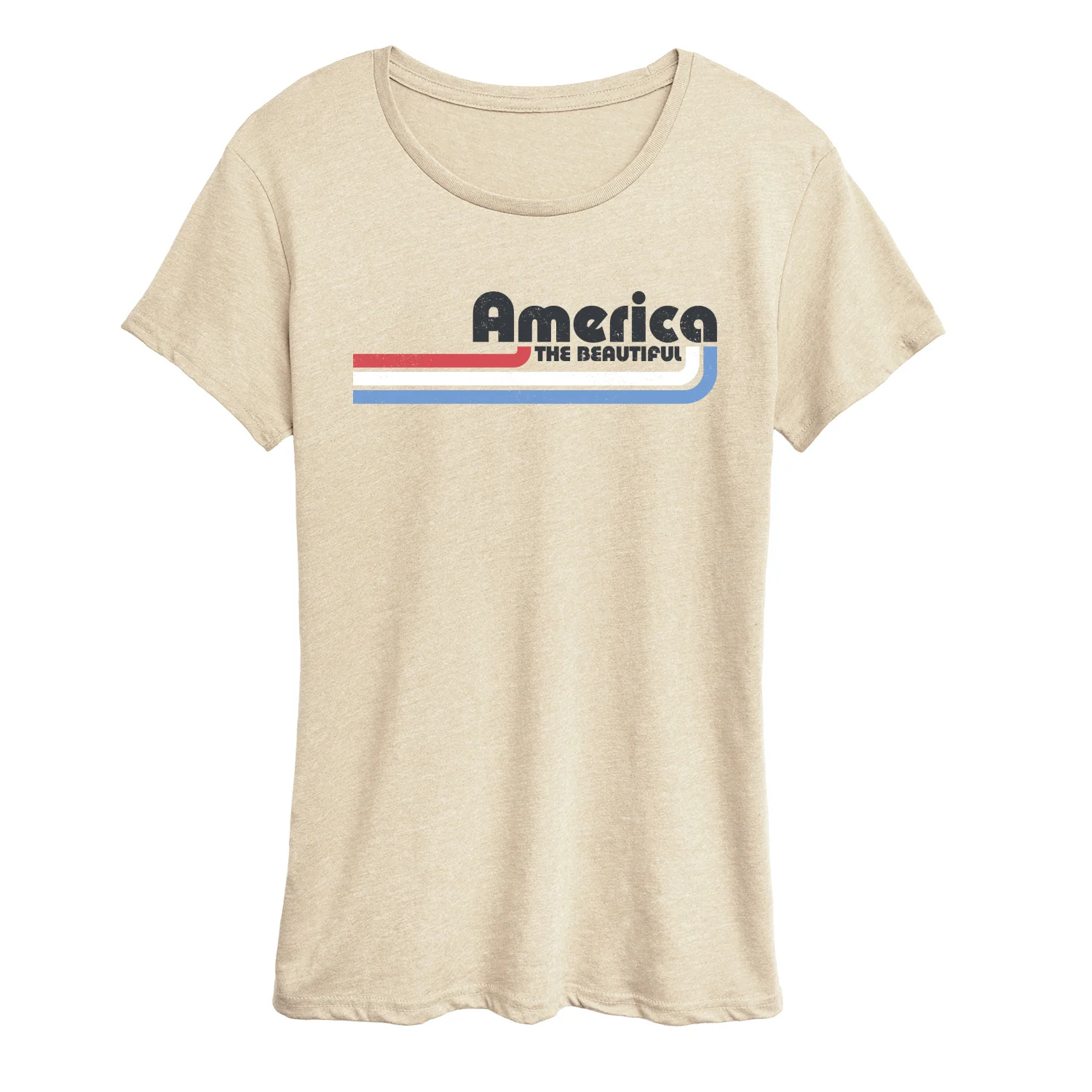 Instant Message - America Lines - Women's Short Sleeve Graphic T-Shirt - Image 2