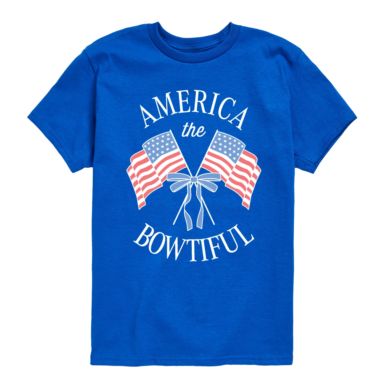Instant Message - America the Bowtiful - Youth Boys Short Sleeve Graphic T-Shirt - Image 5