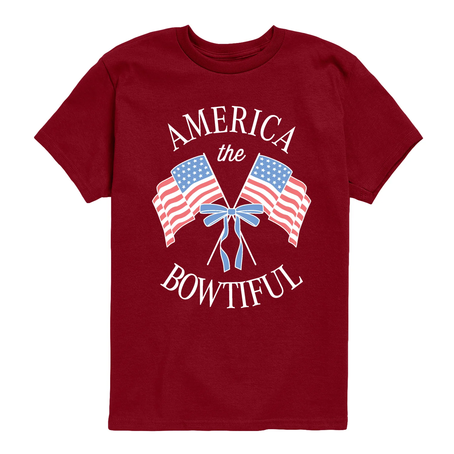 Instant Message - America the Bowtiful - Youth Boys Short Sleeve Graphic T-Shirt - Image 6