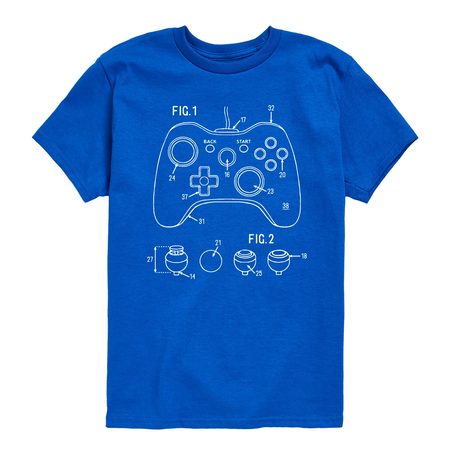 Instant Message - Game Controller Rendering - Youth Short Sleeve Graphic T-shirt - Image 10